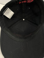 ディースクエアード DSQUARED2 DEAN＆DAN クラッシュ加工 ロゴベースボールキャップ 　黒 ピンク S82BC0028 帽子 メンズ帽子 キャップ ブラック 101hat-166