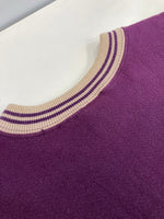 チャンピオン Champion 90s～ ヴィンテージ vintage 刺繍タグ リバースウィーブ REVERSE WEAVE US古着 紫系 スクリプトロゴ リブライン XL スウェット パープル LLサイズ 101MT-3889