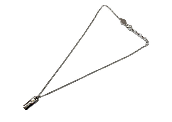 ディーゼル DIESEL DOG TAG NECKLACE ドッグ タグ ネックレス ロゴプレート ペンダント 銀 DX1116040 メンズジュエリー ネックレス・ペンダント ロゴ シルバー 104A-77