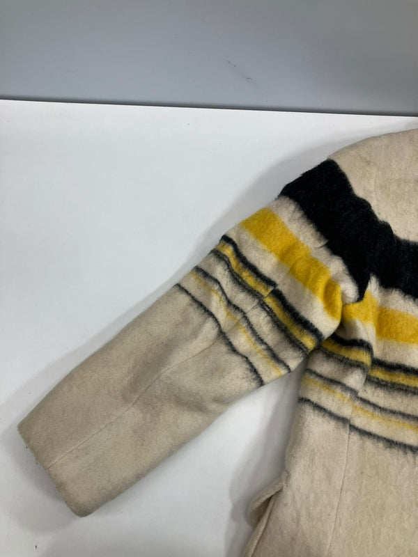 ヴィンテージ vintage 50's~60’s 50~60年代 Mac-Mor of canada Blanket Coat ブランケットコート ライン ウッドボタン 38 ジャケット ベージュ 101MT-4765