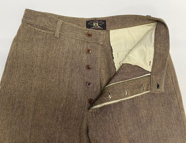 【曜日割引対象外】 ダブルアールエル RRL 90's 初期タグ 三ツ星 テーパードパンツ ボトムスその他 ベージュ W30サイズ 201MB-900 VB