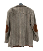 リーバイス Levi's 80s 80年代 テーラードジャケット ウエスタン ヘリンボーン USA製 48 L ジャケット ストライプ ベージュ 104MT-1931