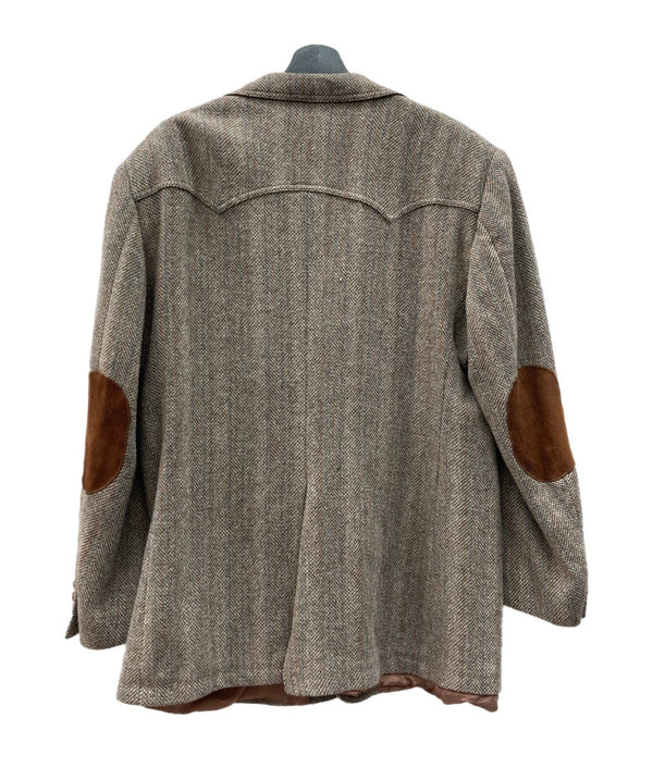 リーバイス Levi's 80s 80年代 テーラードジャケット ウエスタン ヘリンボーン USA製 48 L ジャケット ストライプ ベージュ 104MT-1931