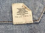 リーバイス Levi's 80s 80年代 71506 USA製 デニムジャケット トラッカージャケット Gジャン アウター サイズ 40L ジャケット 無地 ブルー 104MT-2179