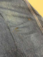 テンダーロイン TENDERLOIN ペインターデニムパンツ シンチバック オレンジステッチ ワイドデニム 濃紺 紺 デニム ブルー X-SMALL 101MB-711