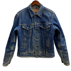 【曜日割引対象外】 リーバイス Levi's 90's 70506-0316 USA製 裏地ブランケット デニム ジャケット ブルー 40サイズ 201MT-4736 VB