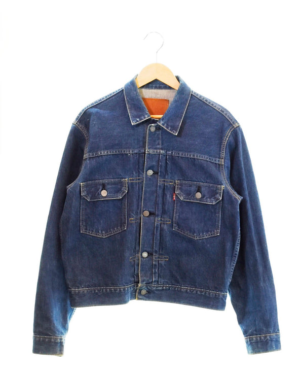 リーバイス Levi's 71507XX 93年製 2nd復刻モデル ビッグE トラッカージャケット JT071 40 ジャケット ブルー 103MT-1501