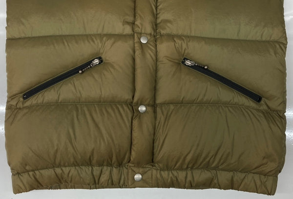 マウンテンイクイップメント MOUNTAIN EQUIPMENT LIGHTLINE DOWN JACKET ダウン ジャケット ジップアップ フード アウトドア アウター 緑 ジャケット ロゴ カーキ Mサイズ 104MT-2144