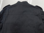 ヨウジヤマモト Yohji Yamamoto Y's for men 03AW アーカイブ ミリタリー ショートブルゾン アウター ダブルジップ 黒 MU-Y05-001 サイズ3 ジャケット 無地 ブラック 104MT-2185