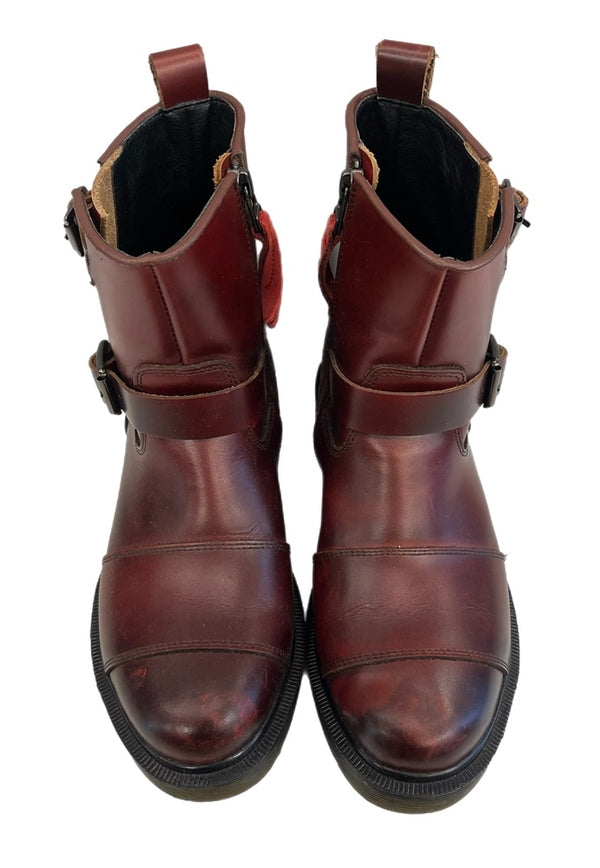 デグナー DEGNER レザー エンジニアブーツ バイク サイドジップ HS-B10 レディース靴 ブーツ エンジニア ブラウン 24cm 101sh-2317