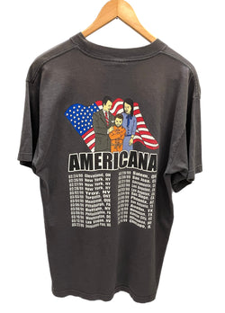 バンドアイテム BAND-ITEM 90s 90's Murina THE OFFSPRING オフスプリング AMERICANA アメリカーナ ツアーT  US古着 ヴィンテージ Tシャツ プリント グレー Lサイズ 101MT-2372