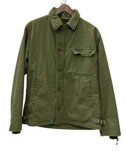 【曜日割引対象外】 ヴィンテージ vintage 80s US NAVY A-2 DECK JACKET 82年製 デッキ ジャケット カーキ Mサイズ 201MT-3099 VB