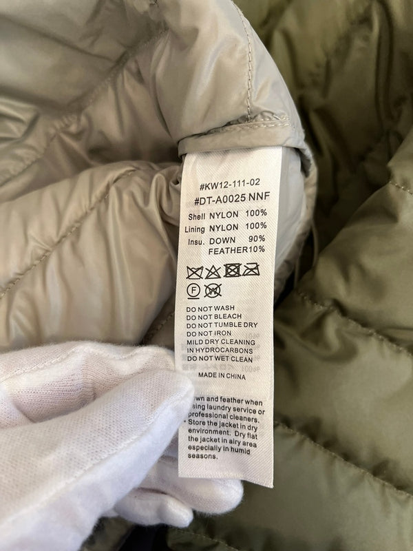 ダントン DANTON ダウンジャケット インナーダウン 中綿 オリーブ 緑 KW12-111-02 XL ジャケット カーキ 101MT-5256