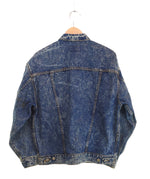リーバイス Levi's 80s 57508-1109 ケミカルウォッシュ デニムジャケット Made in USA トラッカージャケット 80's USA製 ジャケット ブルー Lサイズ 103MT-3306