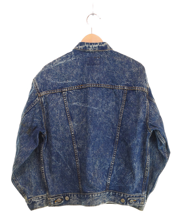 リーバイス Levi's 80s 57508-1109 ケミカルウォッシュ デニムジャケット Made in USA トラッカージャケット 80's USA製 ジャケット ブルー Lサイズ 103MT-3306