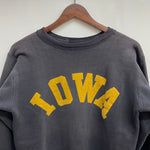 【曜日割引対象外】 ヴィンテージ vintage 60's チャンピオン Champion 大文字ランタグ 前期 フロッキープリント Sサイズ スウェット ブラック 201MT-3580 VB