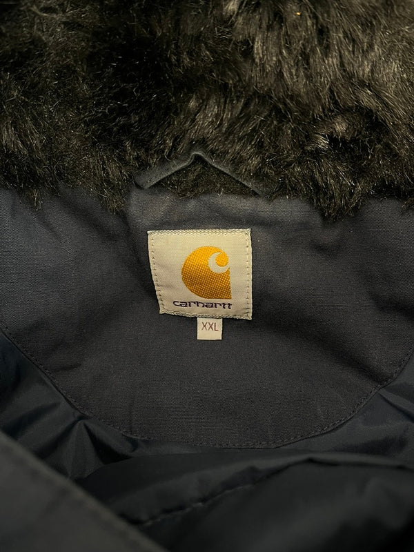 カーハート Carhartt WIP TRAPPER PARKA トラッパー パーカー 紺 I014880 XXL ジャケット ネイビー 3Lサイズ 101MT-5090