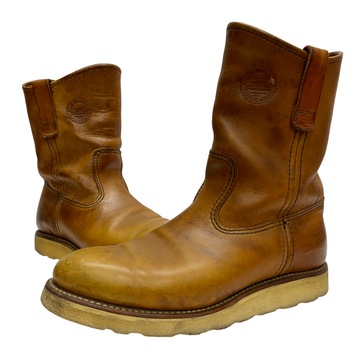 曜日割引対象外】 レッドウィング RED WING 90's ペコスブーツ 緑犬 曜日割引対象外】 レッドウィング RED WING 90's ペコスブーツ 緑犬