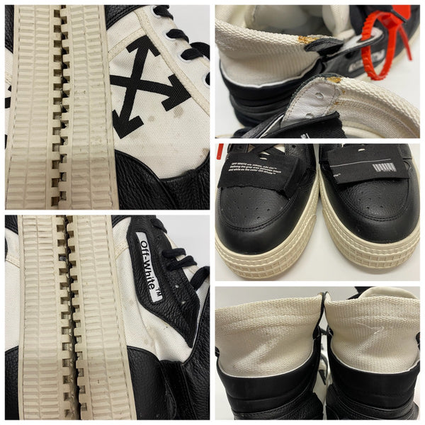 オフホワイト OFF-WHITE ハイカットスニーカー メンズ靴 スニーカー ブラック 26.5cmサイズ 201-shoes1187