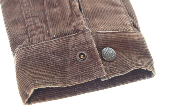 アベイシングエイプ A BATHING APE  ジェネラル刺繍  コーデュロイ　ジャケット ジャケット ブラウン Mサイズ 103MT-3153