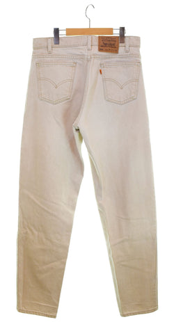 リーバイス Levi's 90s 550 RELAXED FIT TAPERED LEG Made in USA 90's オレンジタブ USA製 ボタン裏585 40550-4123 デニム ホワイト 34/34 103MB-424