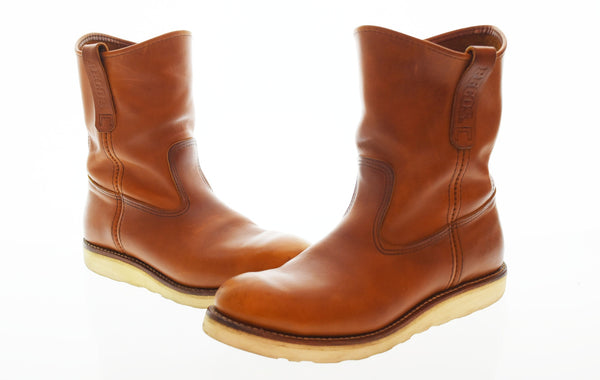 レッドウィング RED WING USA製 ペコスブーツ 茶 866 メンズ靴 ブーツ その他 ブラウン 9 27cm 103S-844