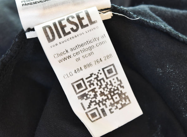 ディーゼル DIESEL Oval Dプレート タンクトップ ノースリーブ ノースリーブ グレー Sサイズ 103MT-2975