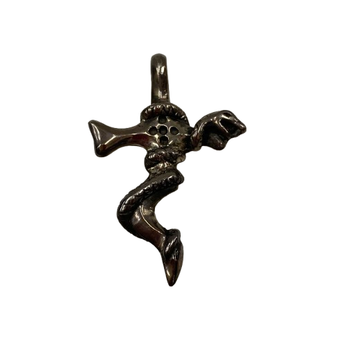 【中古】ナグァール NAGUAL クロス トップ  メンズジュエリー・アクセサリー ペンダントトップ シルバー 201goods-650