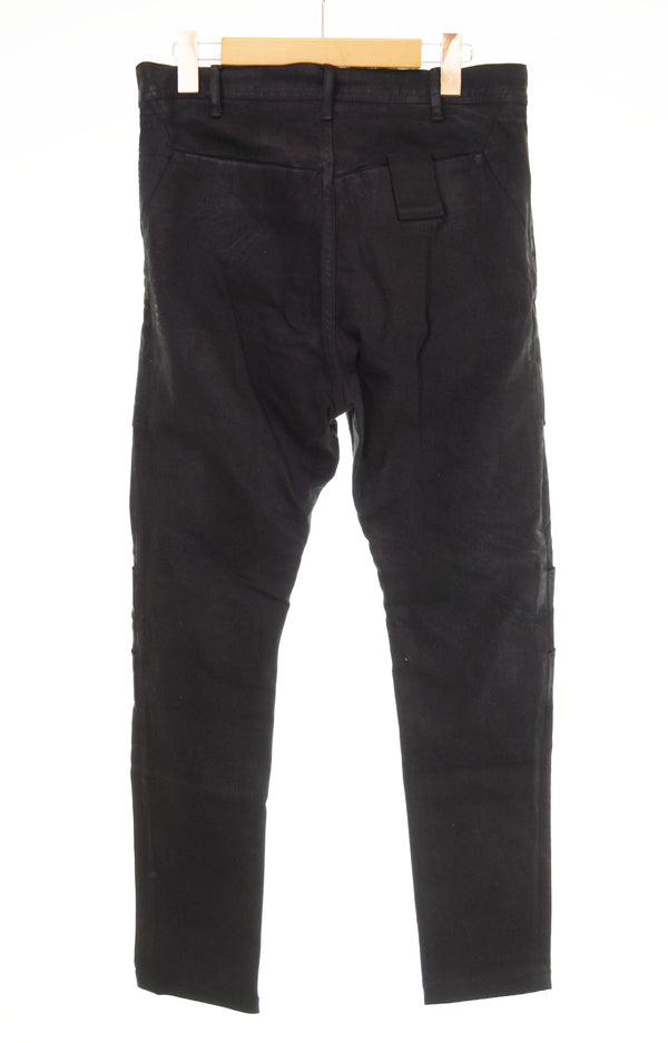 ユリウス JULIUS 16SS BLACK COATED JEANS デニムパンツ 527PAM7-C ボトムスその他 ブラック 1 103MB-558