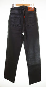 クリームソーダ CREAM SODA ファイヤーステッチ 牛革 レザーパンツ ボトムスその他 ブラック 3 103MB-697