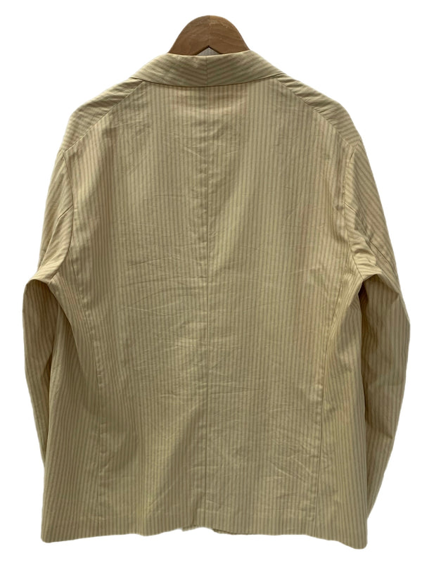 オーラリー AURALEE 18SS SHAWL COLLAR JACKET ストライプ A8SJ01TN ジャケット ベージュ 4サイズ 201MT-3800