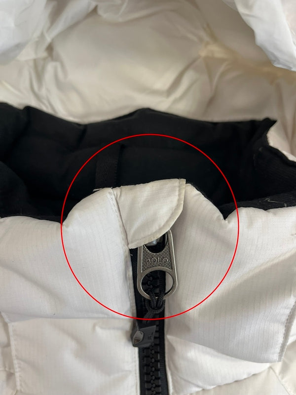 ラルフローレン RalphLauren ダウンジャケット フード 白  ジャケット ホワイト Sサイズ 101MT-4656