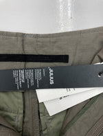 ユリウス JULIUS 19AW MULTIPLE CARGO PNATS マルチプル カーゴ パンツ ジップフライ ズボン 脱色 灰 無地 667PAM5 カーゴパンツ グレー サイズ 3 104MB-163