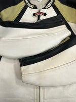 クシタニ KUSHITANI レザージャケット バイカースタイル バイカージャケット レーシングジャケット 白 ジャケット ホワイト 101MT-5226