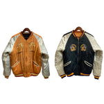 【曜日割引対象外】 シルバーストーン Silver Stone 90's スーベニアジャケット グアム 日本地図 龍 ジャケット オレンジ 38サイズ 201MT-4791 VB