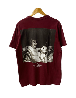 シュプリーム SUPREME Mother and Child Tee Tシャツ ロゴ ワインレッド Lサイズ 201MT-2493