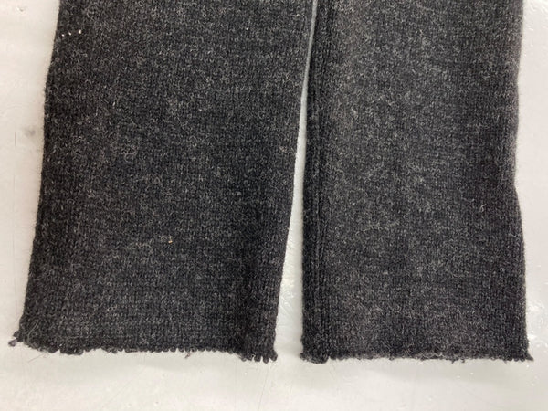 コムデギャルソン COMME des GARCONS 2003年製 変形 デザイン ボレロ オープンフロント ウール ナイロン 日本製 GRAY 炭 GK-T044 カーディガン アシンメトリー グレー 104LT-180