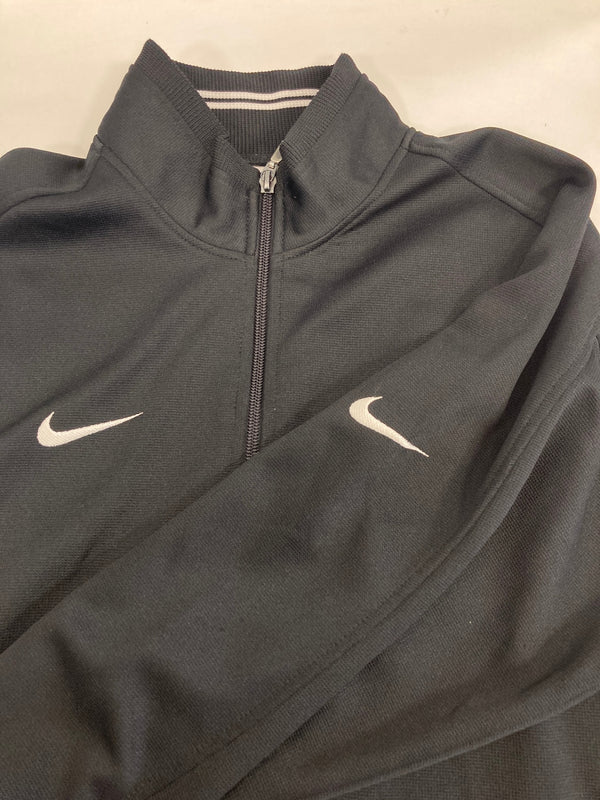 ナイキ NIKE 90's 90年代 銀タグ フルジップ トラックジャケット 日本製 黒 ジャージ ブラック Lサイズ 101MT-3818