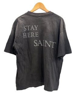 セントマイケル SAINT MICHAEL ×STAR WARS SAINT M××××××  スターウォーズ ヴィンテージ加工 プリント SM-HR3-0000-C63 Tシャツ グレー Lサイズ 101MT-4391