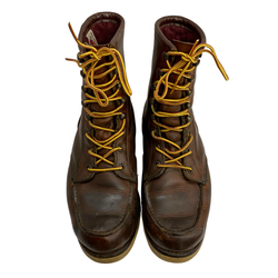 【曜日割引対象外】 レッドウィング RED WING 90's~ アイリッシュセッター 寒冷地仕様 8 1/2 USA製 879 メンズ靴 ブーツ ワーク ブラウン 26.5cmサイズ 201-shoes1558 VB