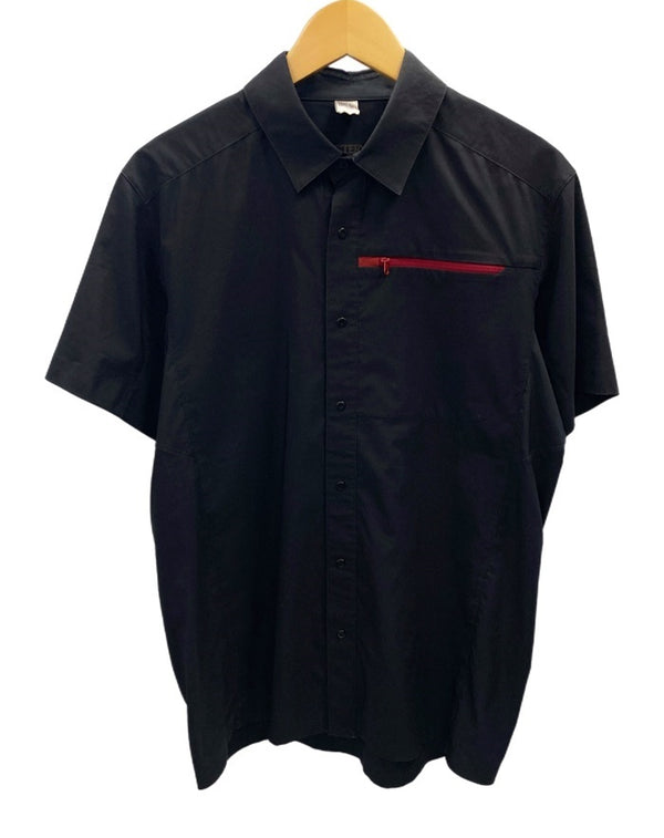 アークテリクス ARC’TERYX Skyline Shirt スカイラインシャツ 黒 半袖 半袖シャツ 無地 ブラック Mサイズ 101MT-2514