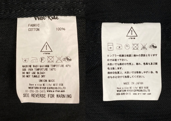 ウエストライド WESTRIDE CYCLE TOGS CORDUROY JACKET コーデュロイ ジャケット モーターサイクル チェーンステッチ ジップアップ アウター 黒 サイズ 38 ジャケット 総柄 ブラック 104MT-2004