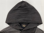 ダブルアールエル RRL Marine Hoodie Sweat マリン フーディー スウェット 黒 パーカ ボーダー ブラック Mサイズ 104MT-2055