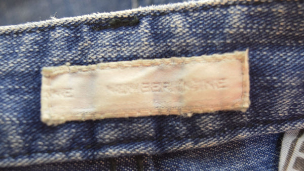 ナンバーナイン NUMBER NINE 01SS IME タイム期 センターシーム入り デニムパンツ 青 デニム ブルー 1 103MB-434