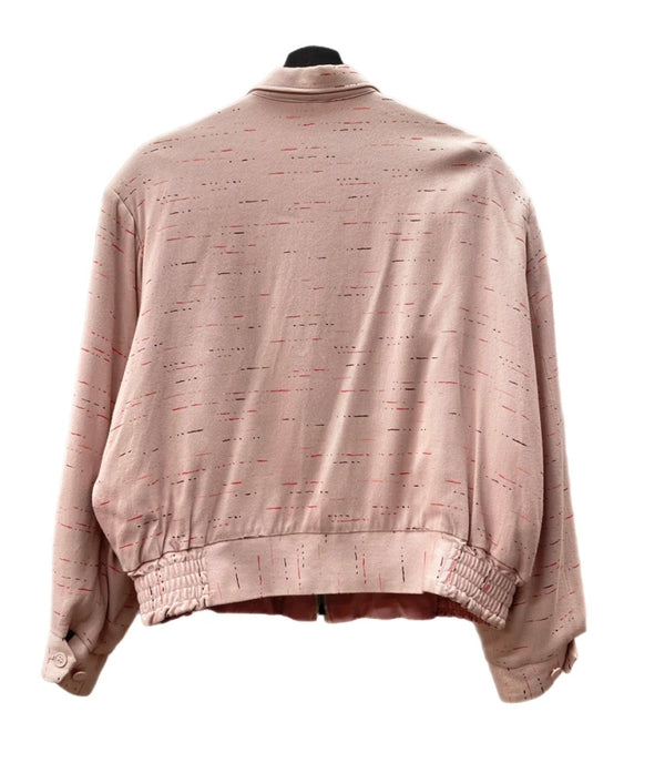 クリームソーダ CREAM SODA PINK DRAGON ピンクドラゴン RAYON JACKET ジャケット ジップアップ カスリ ブルゾン ジャケット 総柄 ピンク 104MT-1296