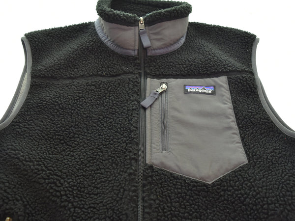 パタゴニア PATAGONIA CLASSIC RETRO X VEST フリースベスト 23048FA18 ベスト ブラック Sサイズ 103MT-3055
