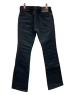 アイアンハート IRON HEART BOOTSCUT PANTS ブーツカット パンツ フレア ジップフライ 黒鎧 極厚 デニム ジーンズ Gパン 黒 ロゴ ボトムスその他 ブラック W32 104MB-320