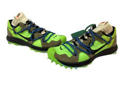 ナイキ NIKE 19年製 × OFF WHITE オフホワイト WMNS ZOOM TERRA KIGER 5 ELECTRIC GREEN ズーム テラ カイガー シューズ 緑 CD8179-300 メンズ靴 スニーカー グリーン 26.5cm 104S-828