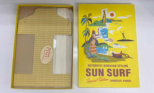 【曜日割引対象外】 サンサーフ SUN SURF スペシャルエディション 長袖アロハシャツ “FESTIVAL” 箱付き M20542 長袖シャツ マルチカラー Mサイズ 201MT-4375 VB