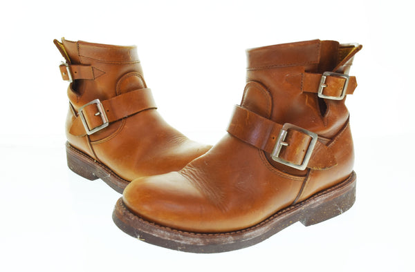 ピストレロ PISTOLERO ショートエンジニア ブーツ レディース靴 ブーツ エンジニア ブラウン 103S-1147